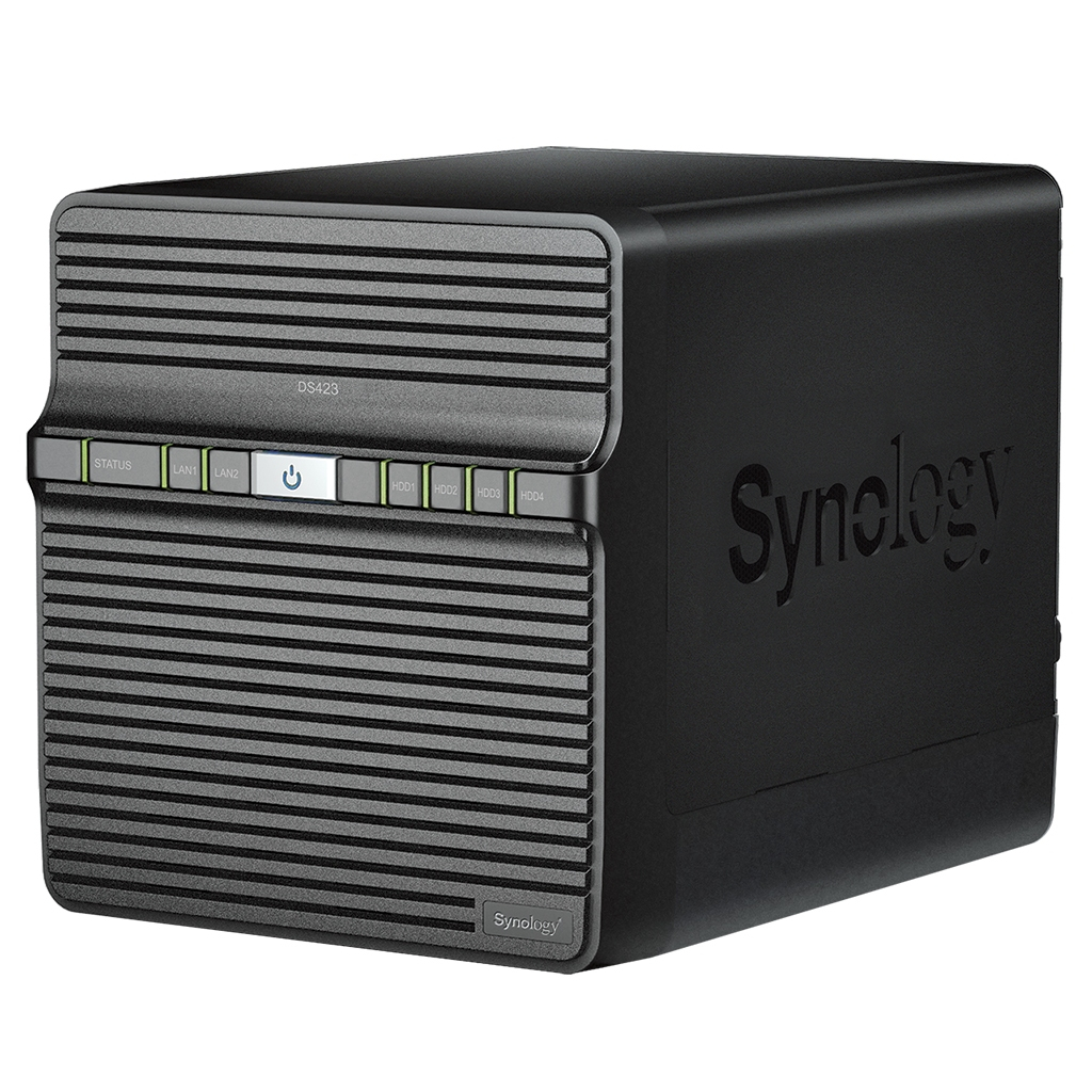 NAS (อุปกรณ์จัดเก็บข้อมูลบนเครือข่าย) SYNOLOGY DISKSTATION DS423 (4 BAY - INTEL CELERON J4125 - 2 GB