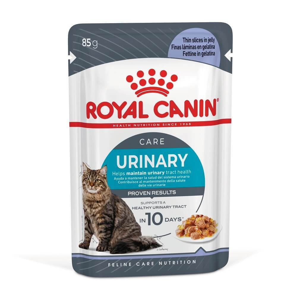 (เพ้า)อาหารเปียกroyal canin urinary jelly 12ซอง สำหรับแมวที่ต้องการดูแลสุขภาพทางเดินปัสสาวะแบบเจลลี่