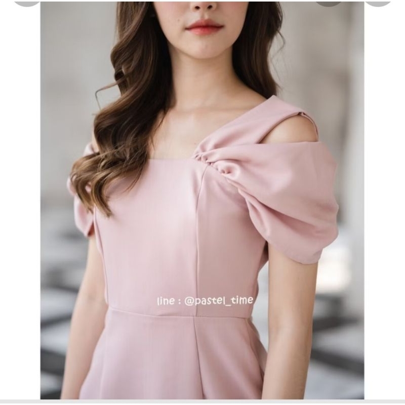 ส่งต่อเดรสสีชมพู ร้านpastel Time