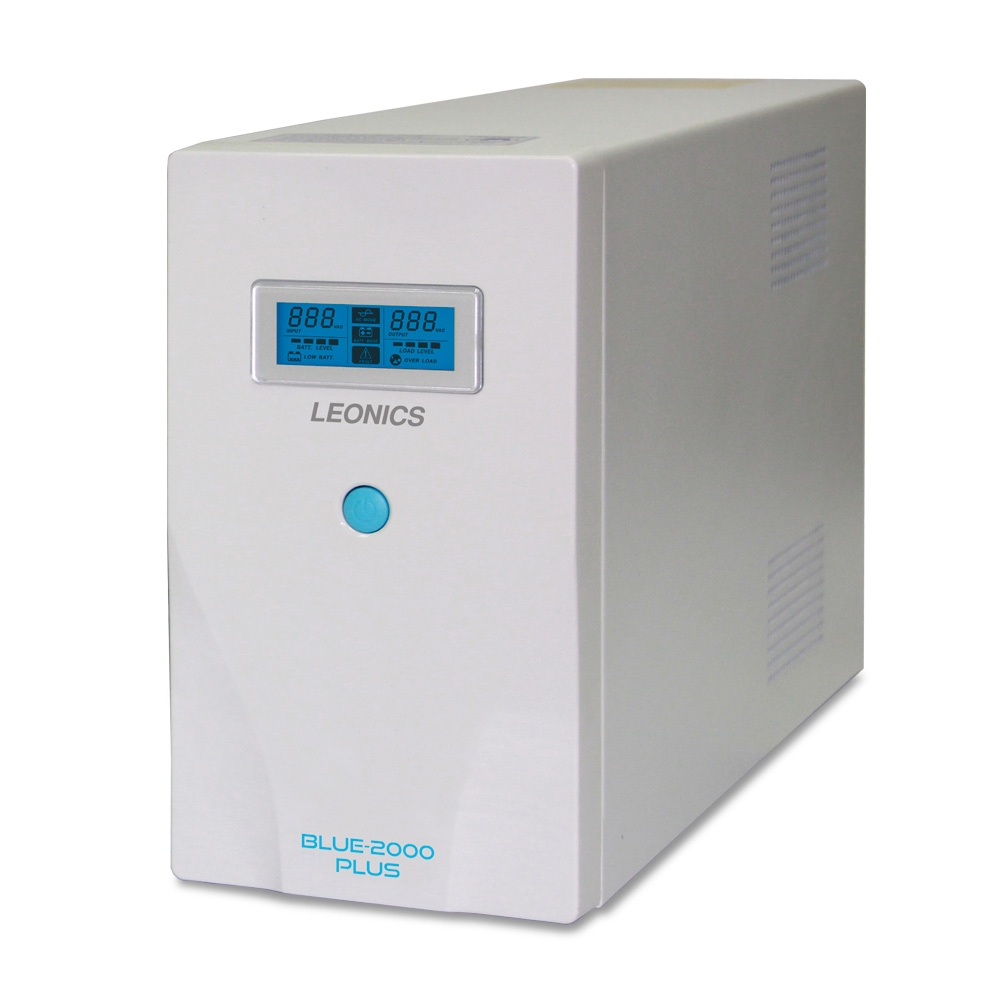 เครื่องสำรองไฟ ลีโอนิคส์ ยูพีเอส LEONICS UPS รุ่น BLUE-2000 PLUS  2000 VA 1200 วัตต์ รับประกัน 2ปี