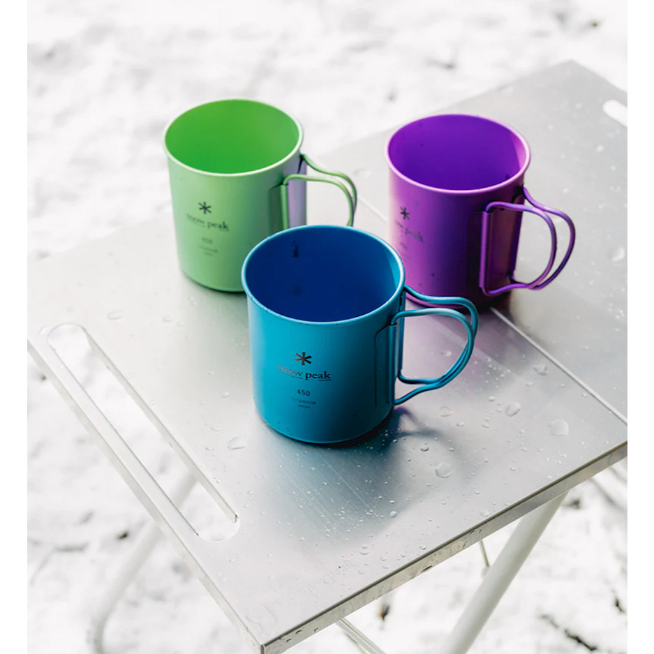 Snow Peak Ti-Single 450 Colored Cup แก้วไทเทเนียม