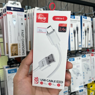 สายชาร์จ energy  ความยาว 100 cm แบบ Micro  Type-c 8pin
