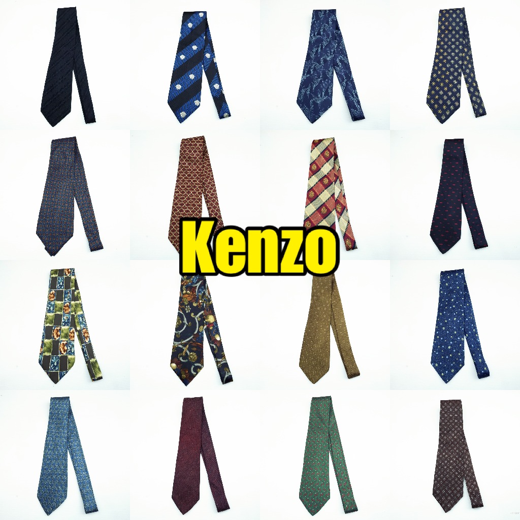 เนคไท Kenzo Necktie Kenzo – เนคไทแบรนด์เนม Luxury Necktie เนคไทมือสอง