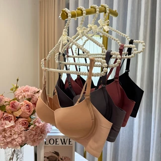 🍓🍓 Angel Bra รุ่น 6970 เสื้อในสาวอวบเก็บข้างไซส์ใหญ่ ไร้ขอบแบบมีโครงขนาด 4 ตะขอ 🍓🍓