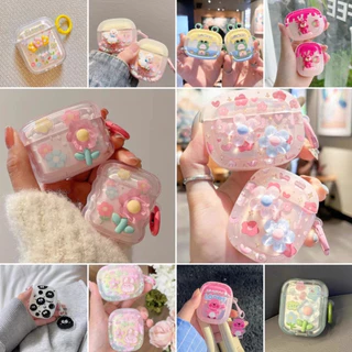 เคสหูฟังลายการ์ตูนน่ารัก Airpods1/2 - Airpods Gen3 - Airpods Pro2 เคสป้องกันหูฟัง สินค้าพร้อมส่ง