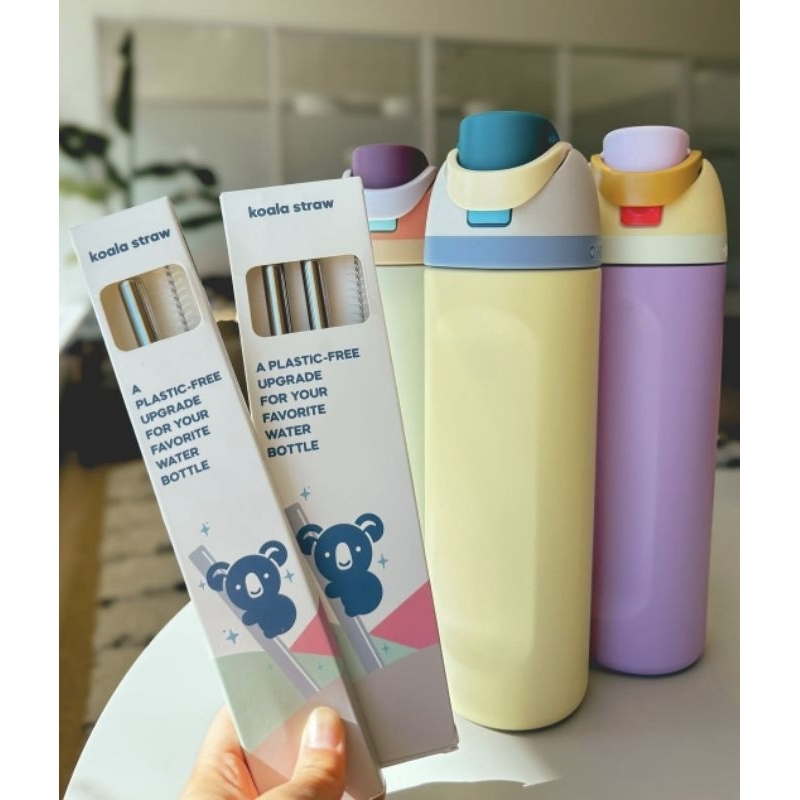 (พร้อมส่ง) Koala Straw หลอดสแตนเลส ใช้กับ Owala Freesip