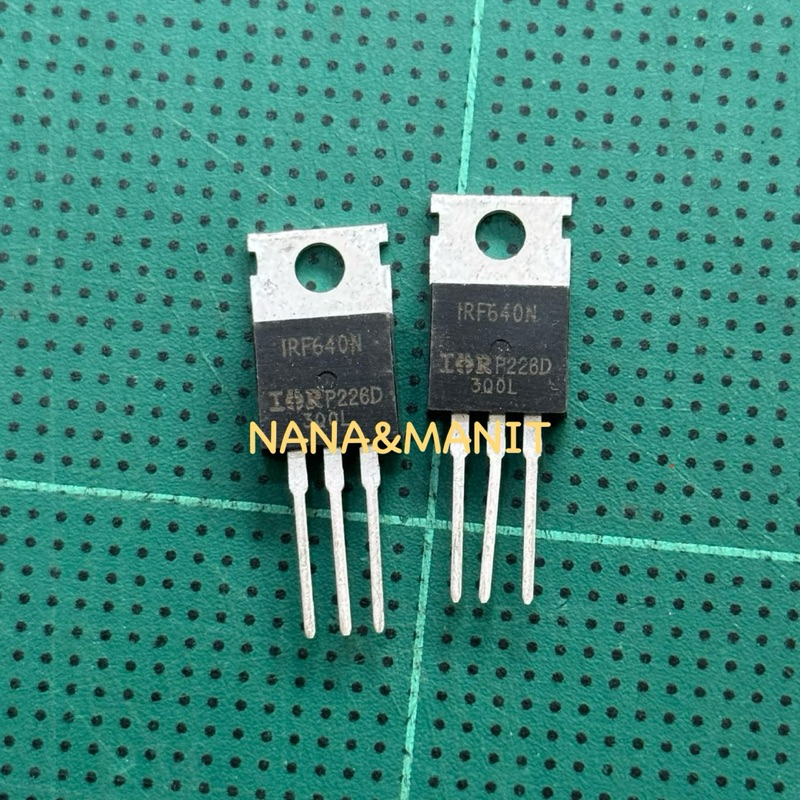 IRF640N TO-220 N-FET 18A 200V งานแท้ แพ็คละ 2ตัว สินค้าพร้อมส่ง🇹🇭￼