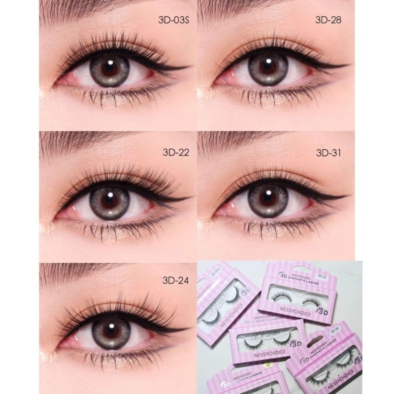 🔥🔥 ใส่โค้ด PG60G ลดเหลือ 99 บาท🔥🔥3D Synthetic lashes ( มีเบอร์ให้เลือกถึง 5 เบอร์)