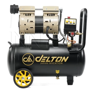 DELTON ปั้มลมออยล์ฟรี 30 ลิตร 850W (ถังเต็ม) OIL FREE ไม่ใช้น้ำมัน เร็ว แรง เสียงเงียบ Air Compressor 30L รุ่น FAC-30L