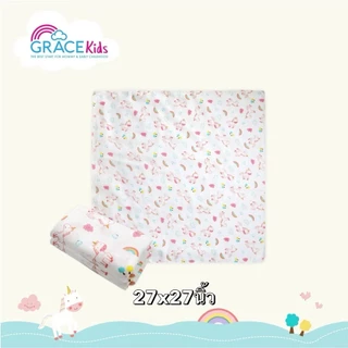 Grace Kids ผ้าอ้อมเด็ก ลาย Disney ซับน้ำดี แห้งไว ผ้านุ่ม ถนอมผิวลูกน้อย (สาลู/สำลี/เยื่อไผ่/มัสลิน)