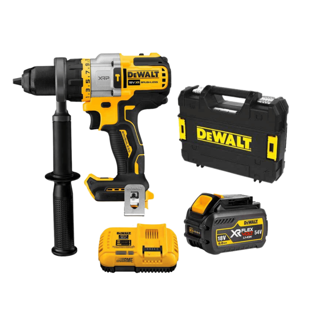 💥แท้100%💥DEWALT สว่านกระแทกไร้สาย 20V รุ่น DCD999T1-B1 พร้อมไฟ LED สว่าน เจาะไม้ เจาะเหล็ก สว่านไร้แ
