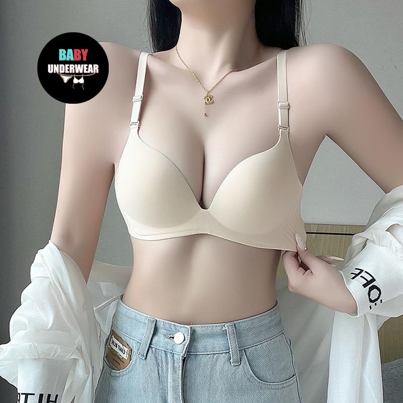 baby underwear Seamless Bra ชุดชั้นในเซ็กซี่และปรับได้สําหรับผู้หญิงชุดชั้นในที่สะดวกสบาย