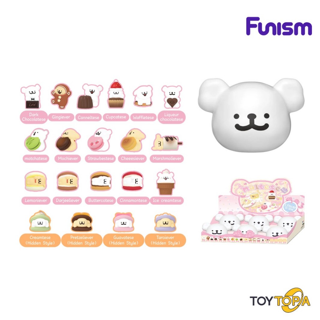 (315462) – Maltese Sweet Box Puppy Face: Small Blind Box by Funism (1 จุ่ม)