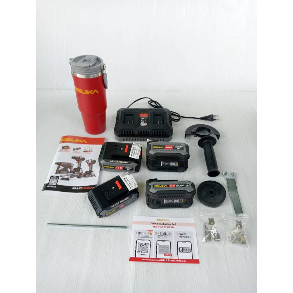 OSUKA Combo ช่างไฟ 01 รุ่น OCK155-D2M2 สว่านกระแทก รูปที่ 6