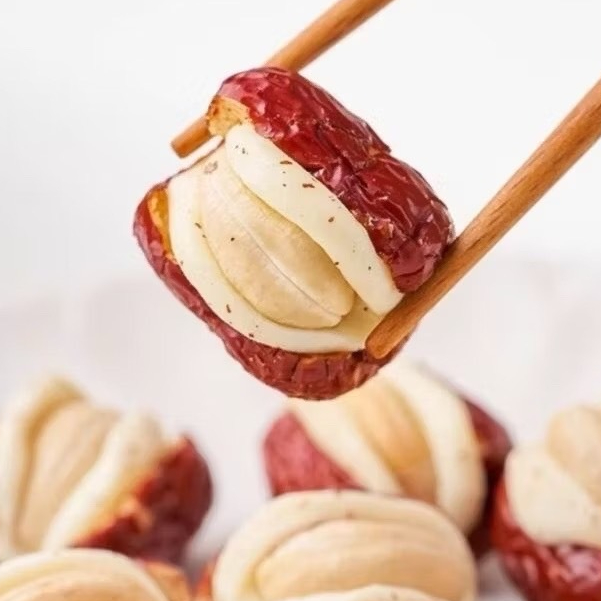 พุทราอบแห้ง พุทรานมชีส ไส้อัลมอนด์ หอม มัน อร่อยเคี้ยวเพลิน อร่อยทานง่าย