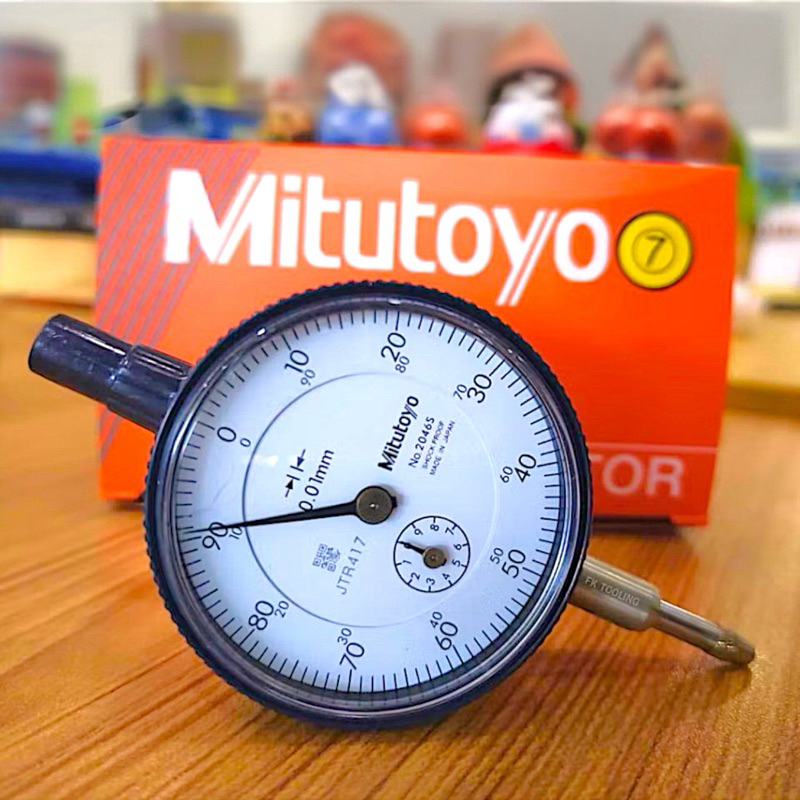 นาฬิกาไดอัลเกจ หน้าปัดขาว 57มม. Mitutoyo Dial test indicator ไดอัลเกจ ไดอัลเทส ไดอัลเกจแบบอนาล็อก อุปกรณ์ช่าง