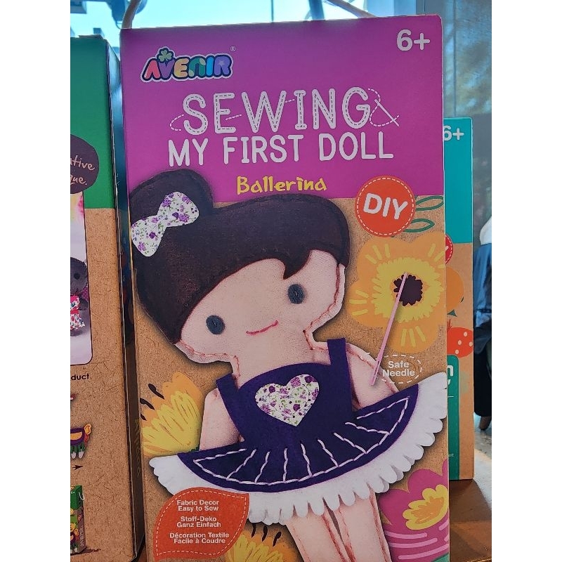 ตุ๊กตาDiy Sewing first doll by avenir เสริมพัฒนาการเด็ก