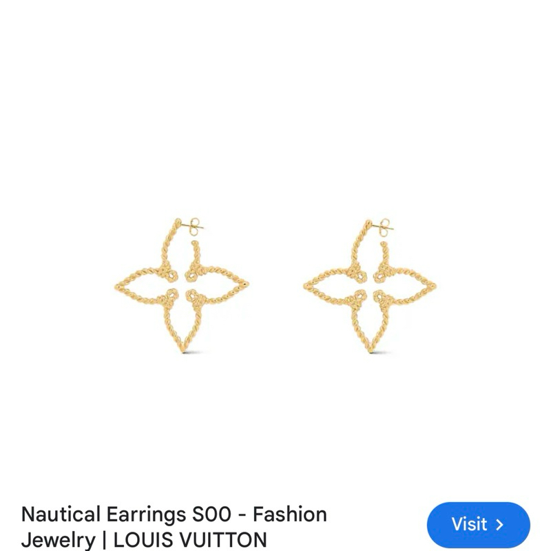 ต่างหูหลุยส์ ⚜️ LV LOUIS EARRINGS
