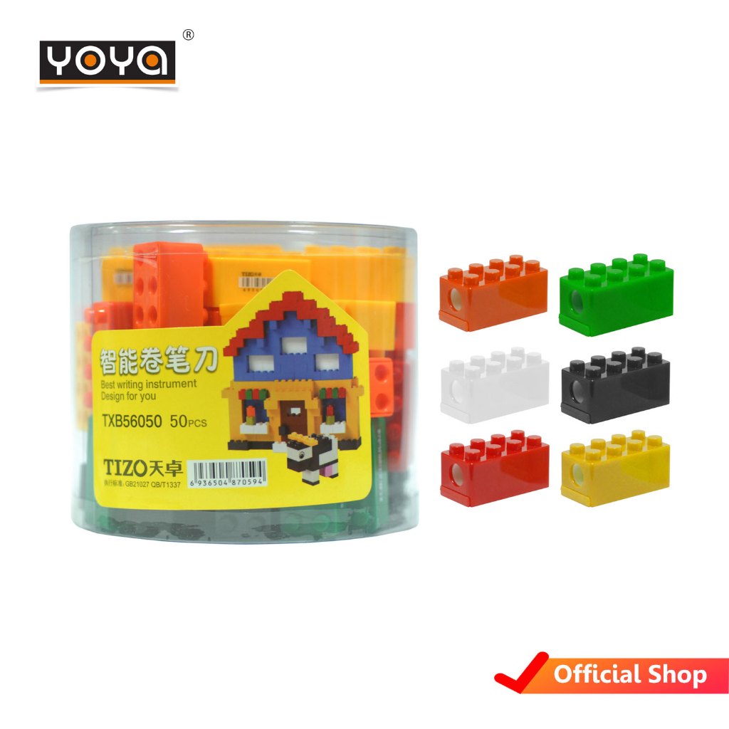 YOYA กบเหลาดินสอ จิ๊กซอ TXB56050 แพ็ค 50