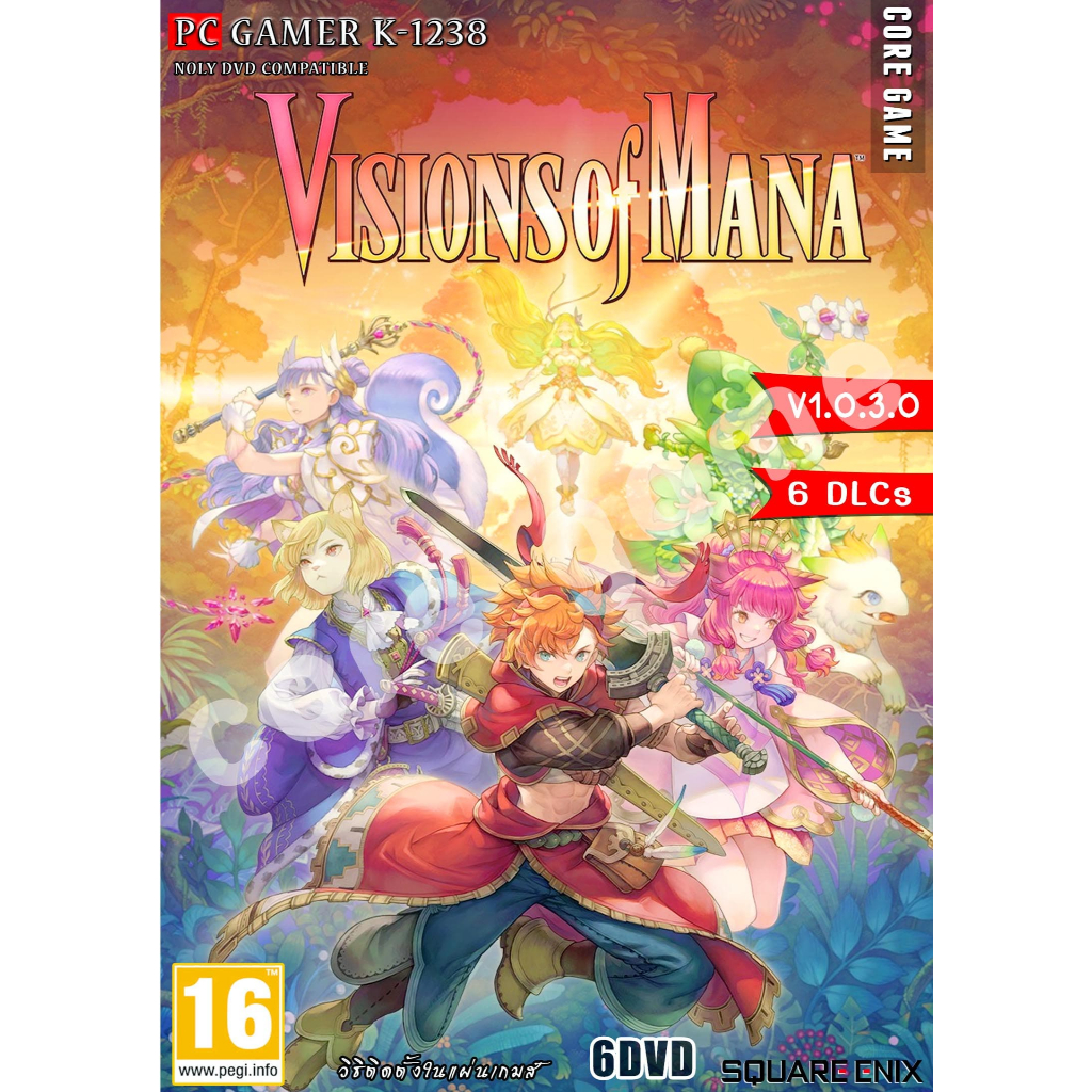 Visions of Mana  Digital Deluxe Edition (6-DLC) แผ่นและแฟลชไดร์ฟ  เกมส์ คอมพิวเตอร์  Pc และ โน๊ตบุ๊ค