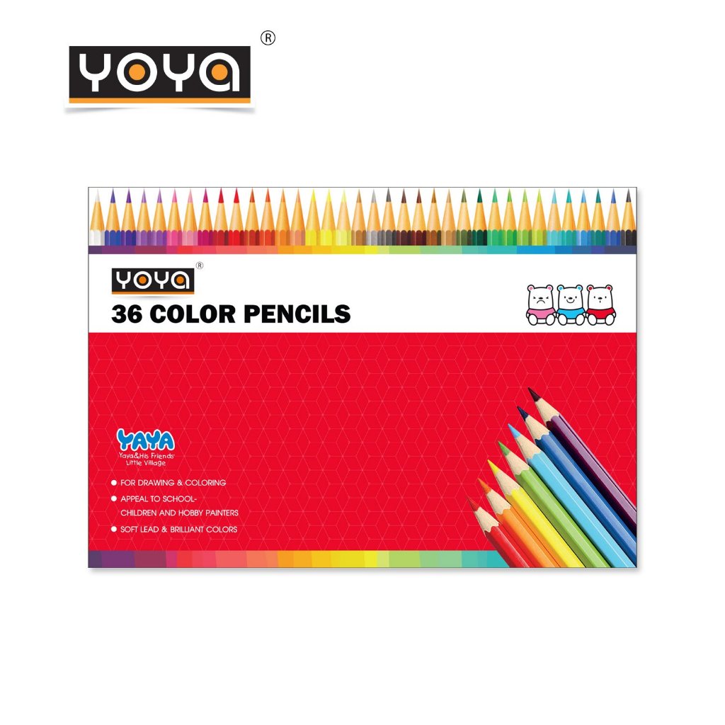 YOYA สีไม้ 36 สี 551-36 แพ็ค 1