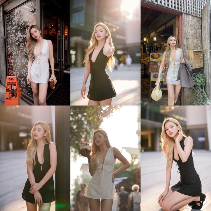 first dress เดรสที่มีซับในทั้งตัว และเป็นซับในกางเกงด้วยนะ ไม่ต้องกลัวโป๊เลย