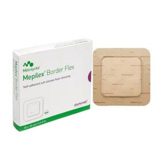 Mepilex Border Flex แผ่นปิดแผลโฟมและป้องกันแผลกดทับ **ไม่มีกล่อง** EXP 2027+
