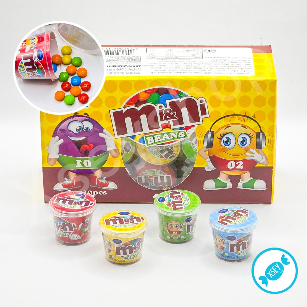 ช็อคโกแลตกระปุกมินิ มีฮาลาล อร่อยๆ 1 กล่องมี 30 ชิ้น