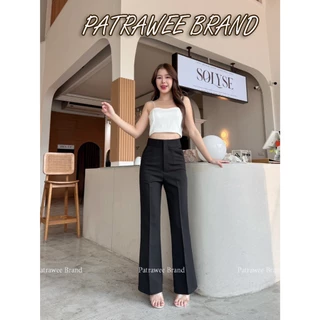 P43 กางเกงขาม้า กางเกงขาม้าเล็ก หรือ กางเกงขาม้าน้อย S-XL งานตะขอดีเทลซิปหน้า แต่งกระเป๋า 2 ข้าง