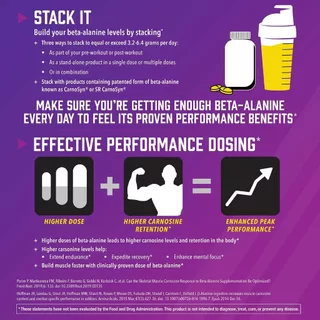 NOW Sports Beta-Alanine 120 Capsules ช่วยเพิ่มความทนทานในการออกกำลังกาย for Muscular Endurance & Fatigue Delay