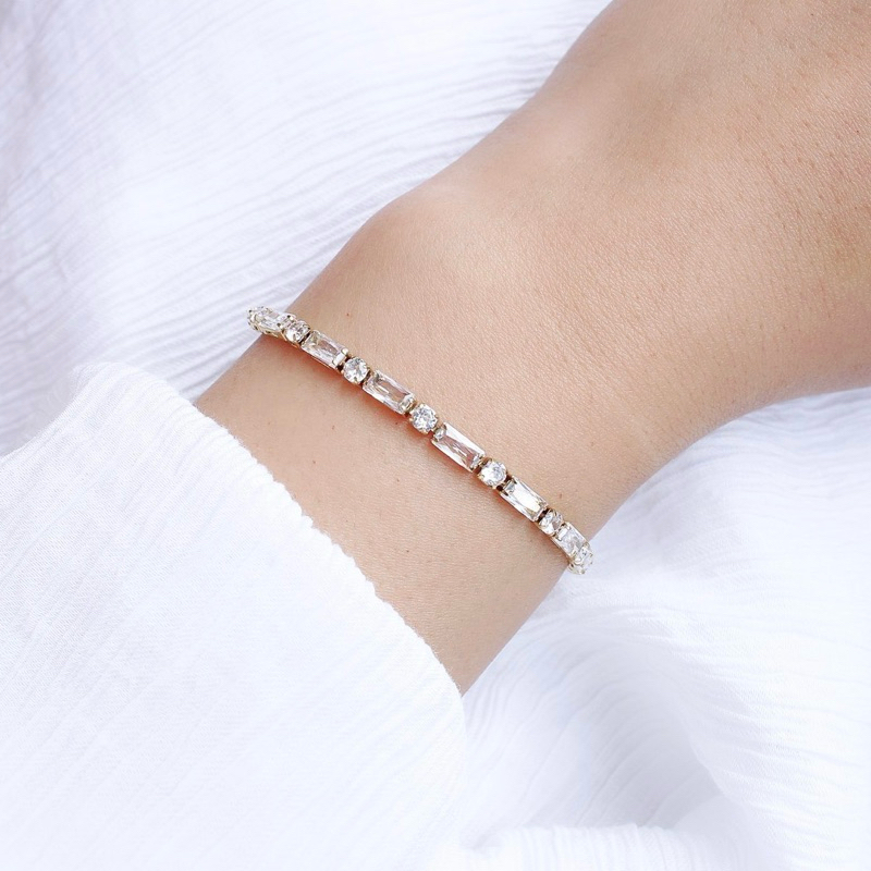 TIARA Juliette Gem Bracelet (18k gold plated - Premium) - รูปที่ 2