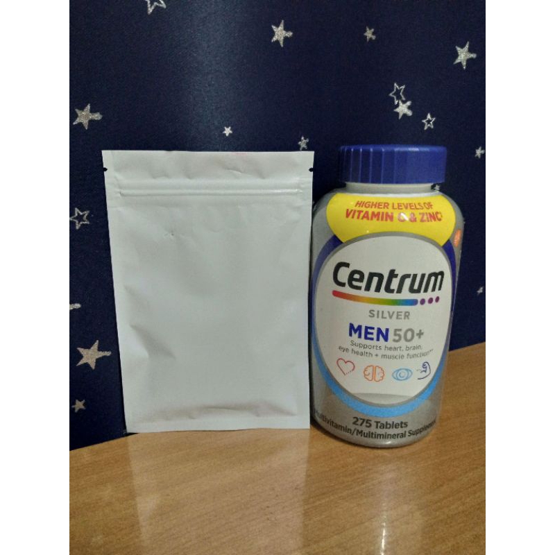 แบ่งขาย 60 เม็ด  Centrum Sliver Men 50+ EXP. 02/27