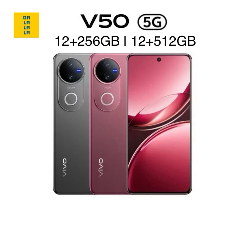 vivo V50 5G [12+256GB & 12+512GB] เลนส์ZEISS กล้อง50MP เครื่องศูนย์แท้ รับประกันศูนย์ไทย 1 ปี