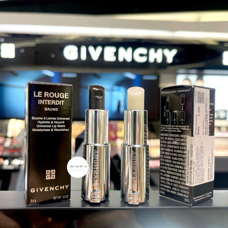 GIVENCHY ลิปบาล์ม Le Rouge Interdit Baume ขนาด 3.4 g. แท้จาก King Power