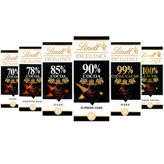 Lindt Excellence Dark Bar 50 & 100g (France)