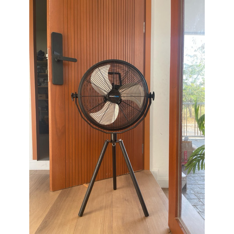 (ไม่รวมพัดลม) ขาตั้งสีดำ พัดลมแคมป์ปิ้ง Bonitaire 12 นิ้ว 16 นิ้ว ขาตั้งสามขา