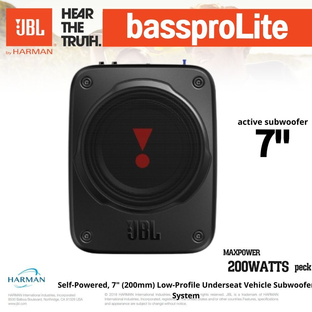 JBL BASSPRO-LITE  SUBBOX7" ซับบ๊อกซ์ 7 นิ้ว Power: Class D 100Wrms  200W Max