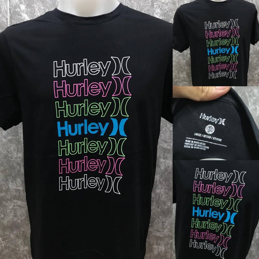 เสื้อยืด คอกลม   Hurley