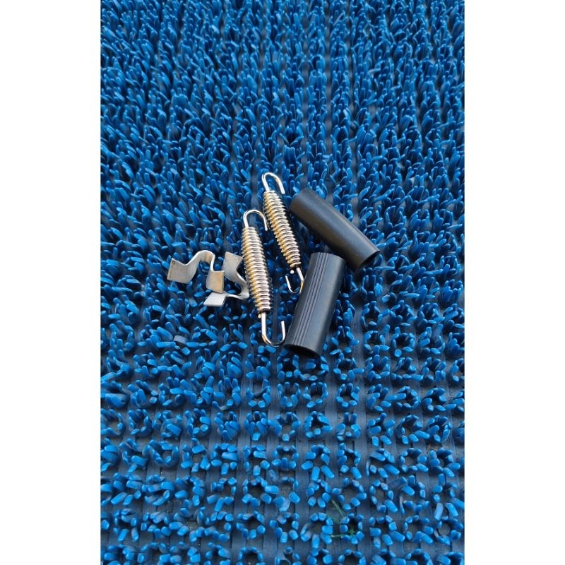 สปิงยึดท่อ+ยางกันความร้อน+หูยึดสปิง/pr2/msx/sonic/forza/xmax(10ชิ้น)ปลายท่อมอเตอร์ไซต์สปิงเกี่ยวท่ออ