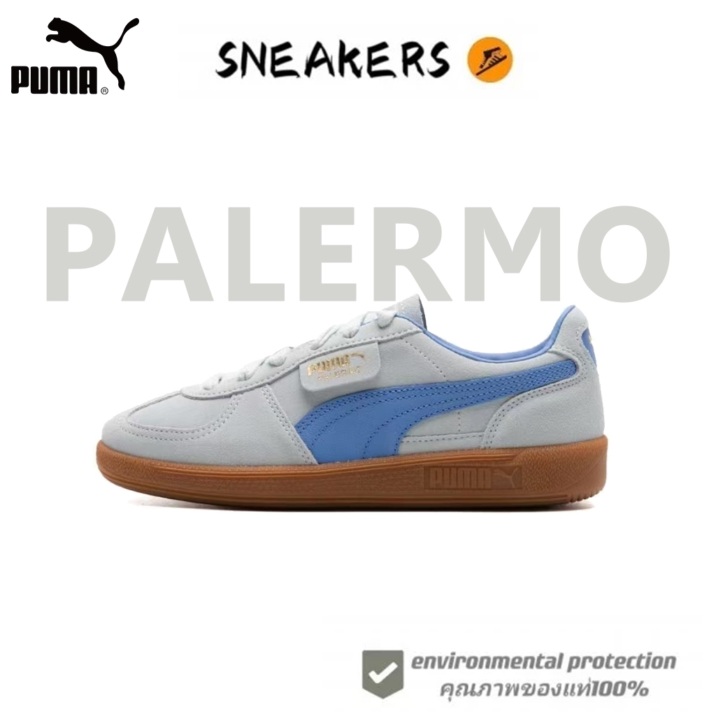 [100% ของจริง] รองเท้าผ้าใบ Puma Palermo สำหรับผู้ชายและผู้หญิงรองเท้าลำลอง 396463-04
