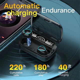 หูฟังบลูทูธ M10 หูฟังสเตอริโอ ลดเสียงรบกวน กันน้ำ สำหรับสมาร์ทโฟน เกม เชื่อมต่อด่วน M30pro หูฟังไร้สาย