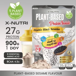 X-Nutri PLANT-BASED Protein Isolate Double Black Sesame ขนาด 900กรัม