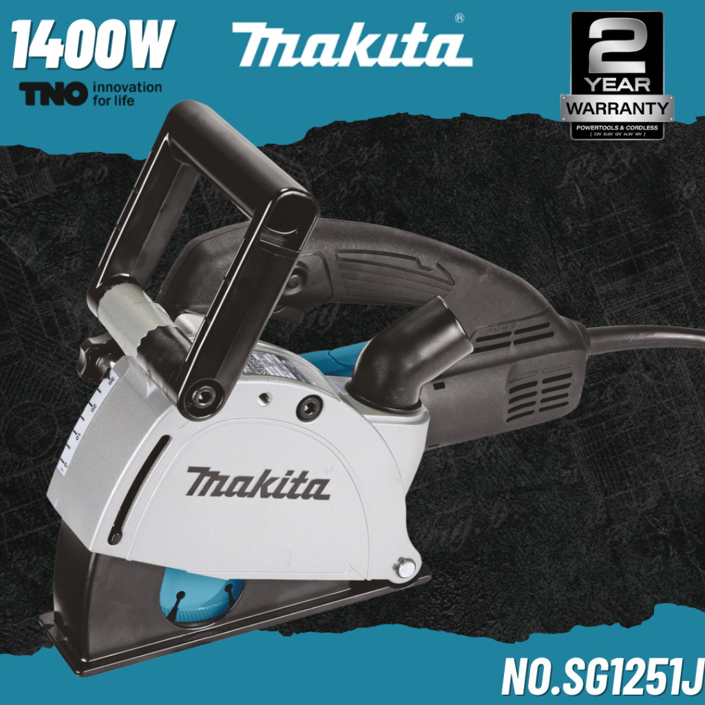 MAKITA เครื่องเซาะผนัง ร่องคู่ ขนาด 5" (125 mm.) 1,400W  No.SG1251J