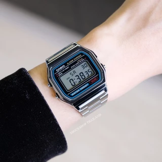 Casio นาฬิกาข้อมือ Unisex รุ่น A158WA-1DF Watch Quartz ( ระบบถ่าน )