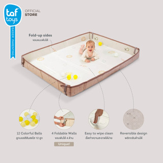 Taf Toys เสื่อรองคลาน พับได้ ขนาดใหญ่ Fold 'n Fun Mat ของใช้เด็กแรกเกิด รูปที่ 5