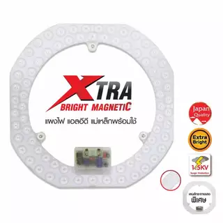 แผงไฟแม่เหล็ก LED SHINING MAGNET 36W DAYLIGHT แสงขาว หลอดไฟให้ความสว่างสูง เปลี่ยนโคมซาลาเปา หลอดไฟโตชิบา
