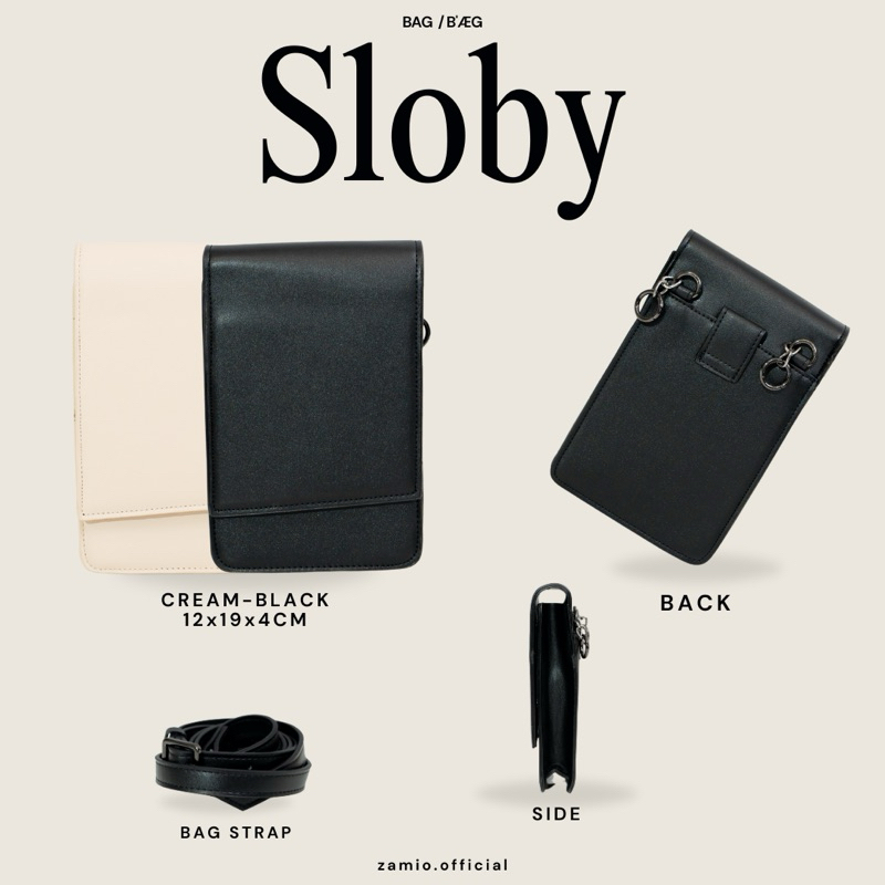 Sloby bag กระเป๋าหนังสะพายข้าง