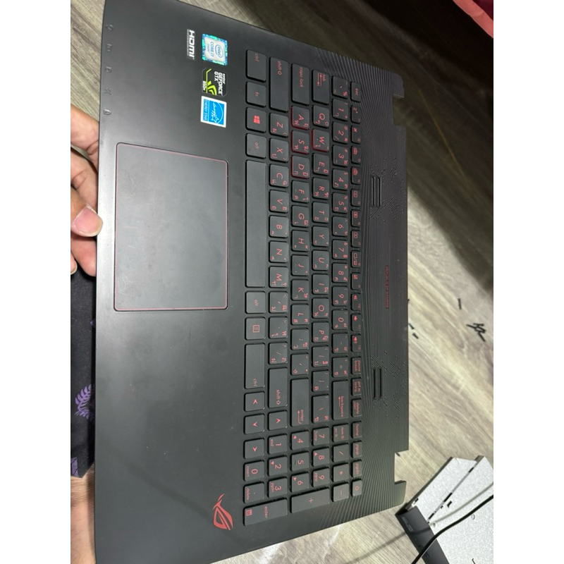 อะไหล่คีย์บอร์ดและtouchpadสำหรับ Asus ROG gl552 zx50v 6700 gl522j gl552jx gl552v gl552vw gl552vx bac