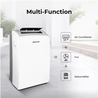 Hisense แอร์เคลื่อนที่ 12000 BTU AP-12CR4RNXS01 หน้าจอ LED ตั้งเวลาได้ Portable Air Conditioner