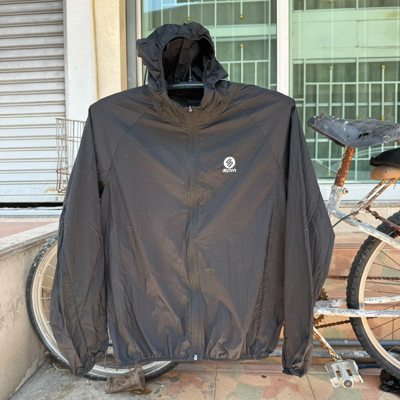 SPIN เสื้อแจ็คเก็ตผ้าร่มกัน UV/กันน้ำ Jacket Spin พับเก็บเป็นกระเป๋าได้ รุ่น HRJ200(ไม่มีซับใน)